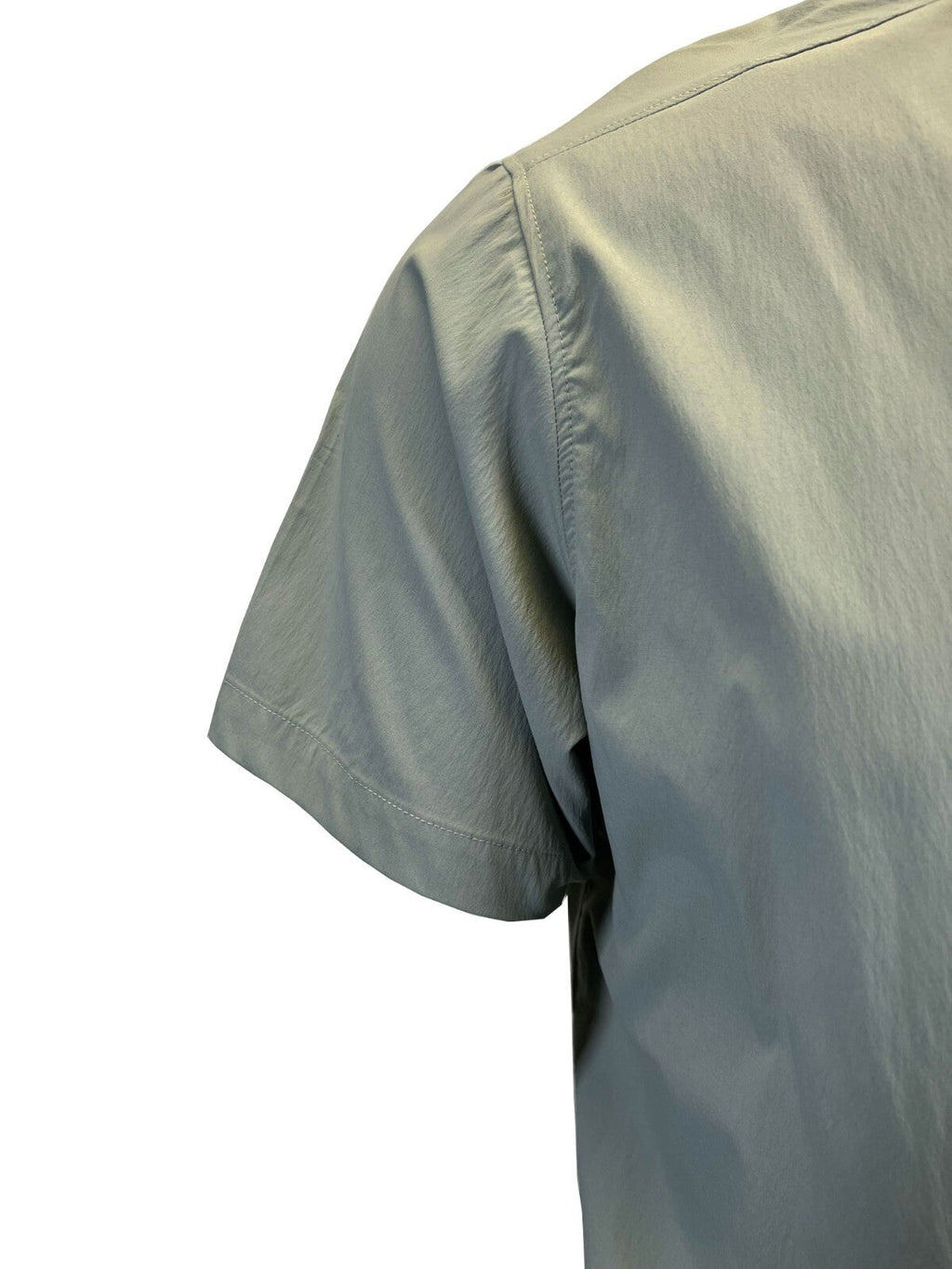 Columbia Men's Safari Green Shirt Sage Peak Woven S/S (348)