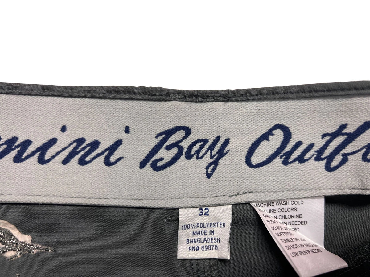 Bimini Bay Outfitters Men's Dark Grey Short Bluefin II Performance Cargo (S11)