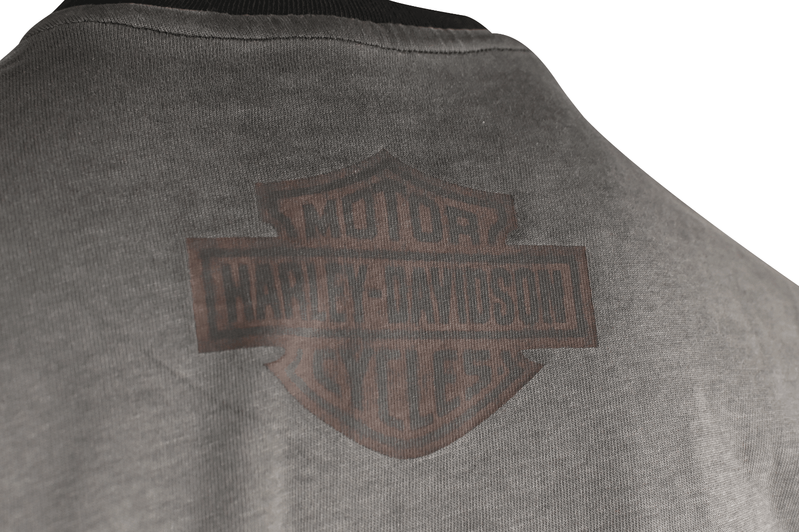 HD Branded Men's T-Shirt Block Letters Graphic Long Sleeve (S65)