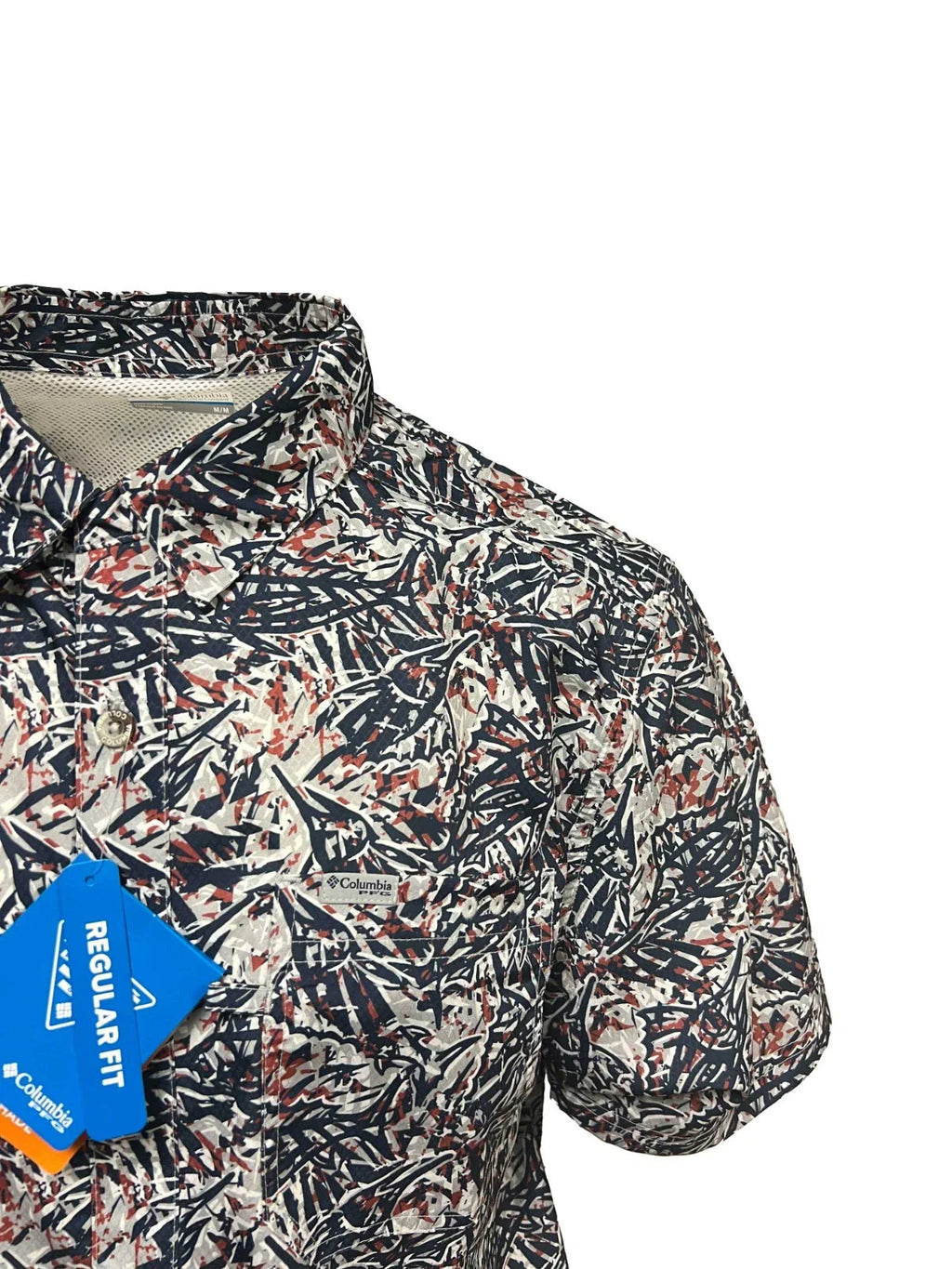 Columbia Men's Nocturnal / Marlin Palms Shirt PFG Super Slack Tide S/S (906)