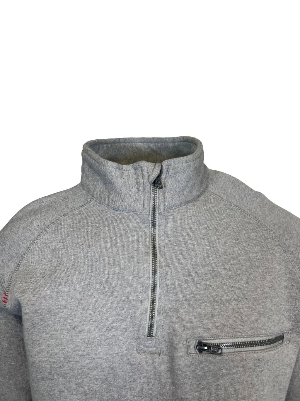 Ariat FR Men's Silver Fox Heather Hoodie 1/4 Zip Pullover Sweatshirt (S68)