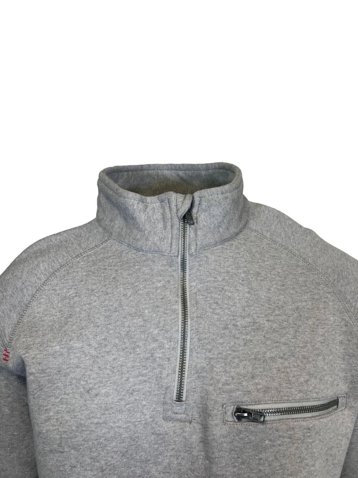 Ariat FR Men's Silver Fox Heather Hoodie 1/4 Zip Pullover Sweatshirt (S68)