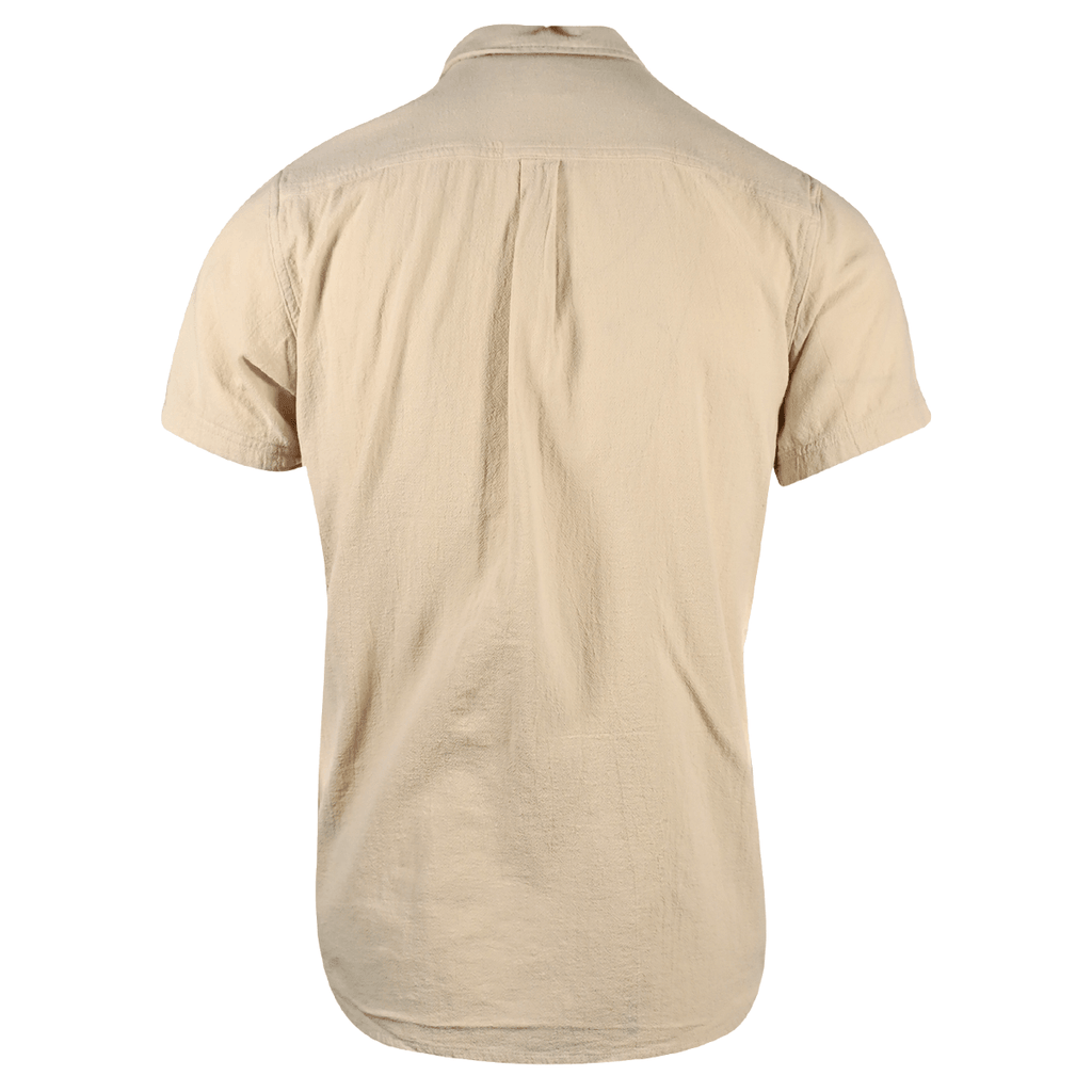 Rip Curl Men's Shirt Bone Linen Short Sleeve Woven (S12)