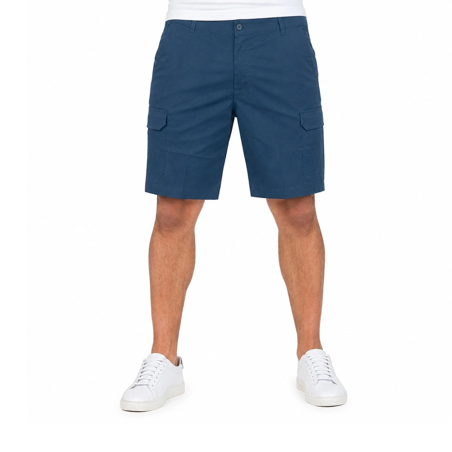 Columbia Men's Navy Short Cargo Rapid Rivers Omni-Shade UPF 10" Inseam (346)