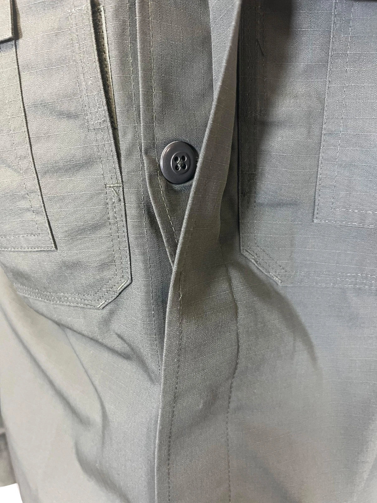5.11 Tactical Men's Green Shirt Flexlite Pro Long Sleeve (S04)