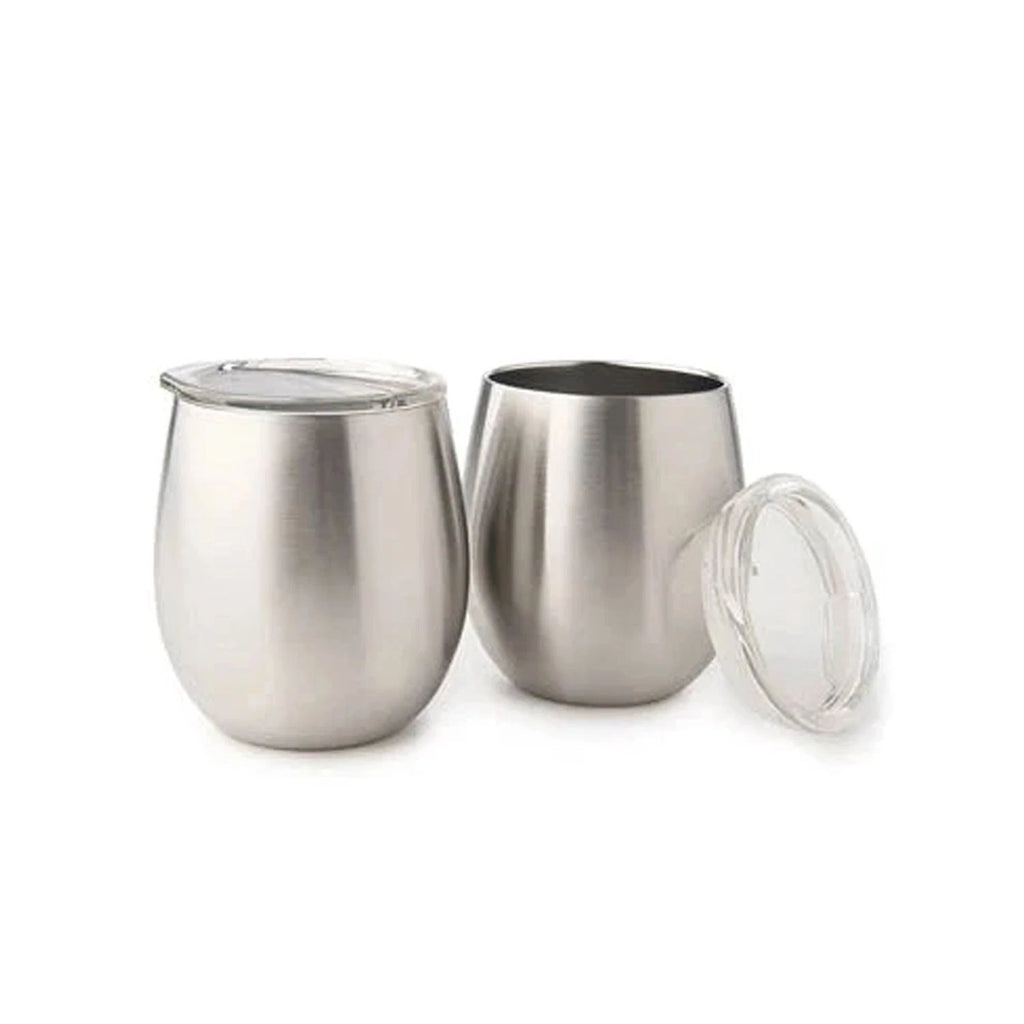 U-Konserve Insulated Stainless Steel 8oz Tumblers & Lids – 2 Pack - 4 Pcs (S01)