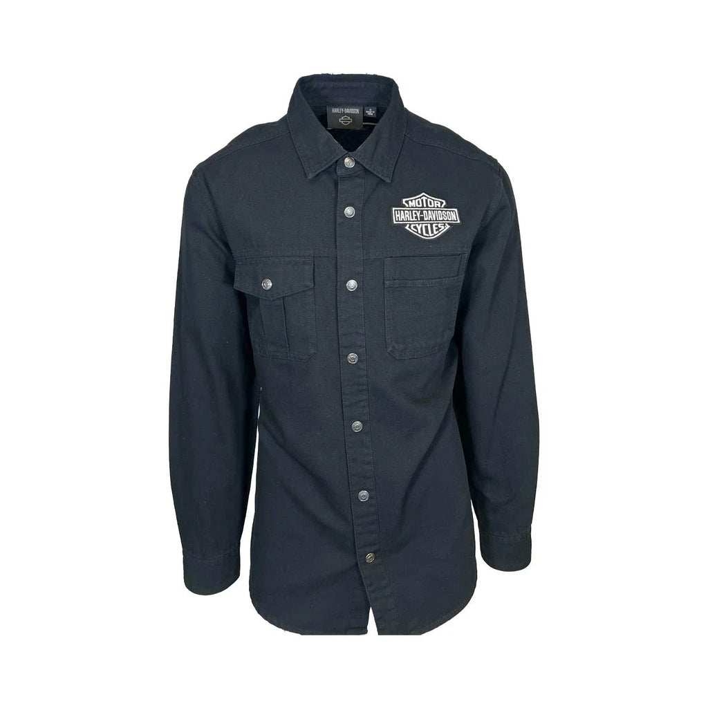 HD Branded  Men’s Black Shirt Spirit of Freedom Long Sleeve (355)