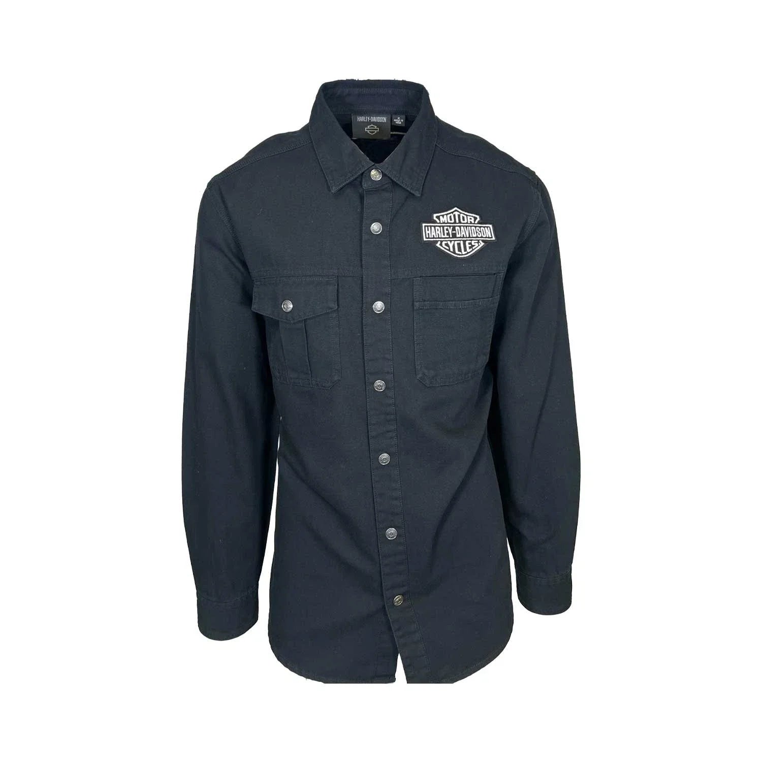 HD Branded  Men’s Black Shirt Spirit of Freedom Long Sleeve (355)