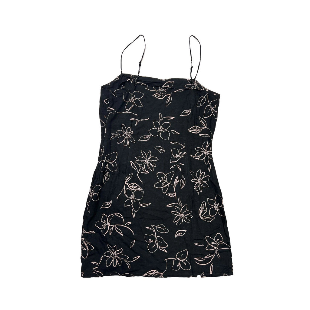Volcom Women's Vintage Black Dress - Shore Shot Lightweight Soft (S01)