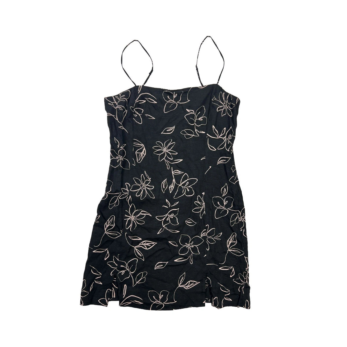 Volcom Women's Vintage Black Dress - Shore Shot Lightweight Soft (S01)