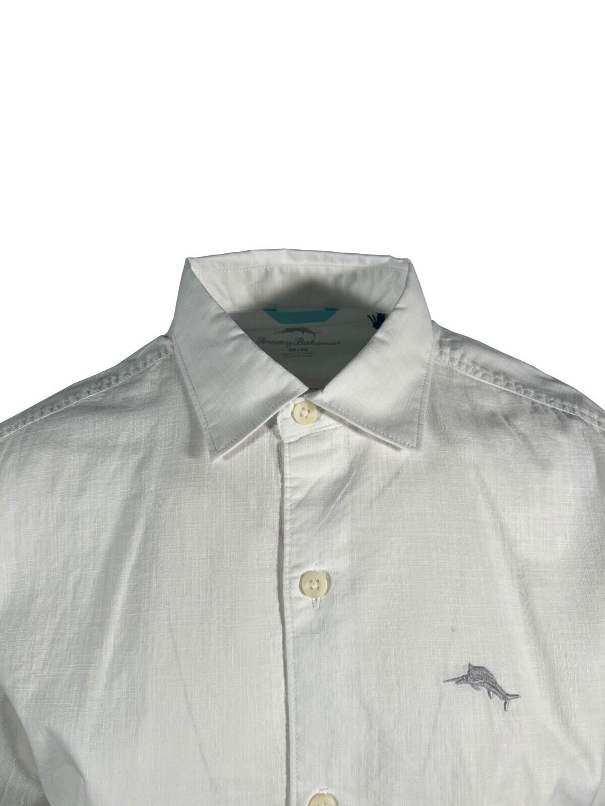 Tommy Bahama Men's White Shirt Button Up Short Sleeve (S07)