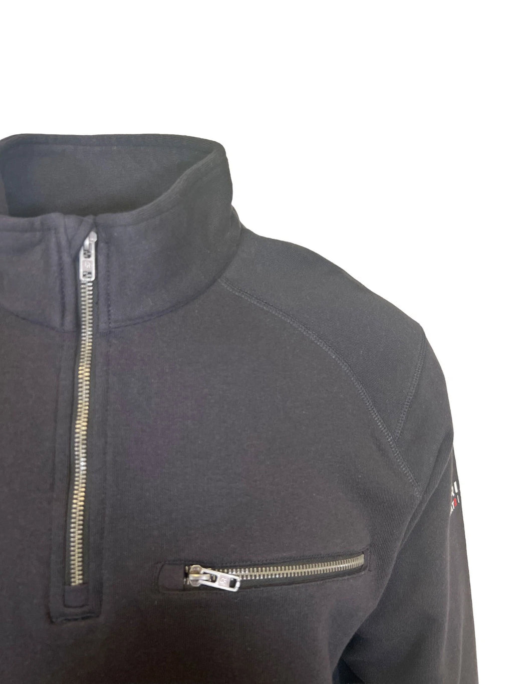 Ariat FR Men's Black Hoodie 1/4 Zip Pullover Sweatshirt (S73)