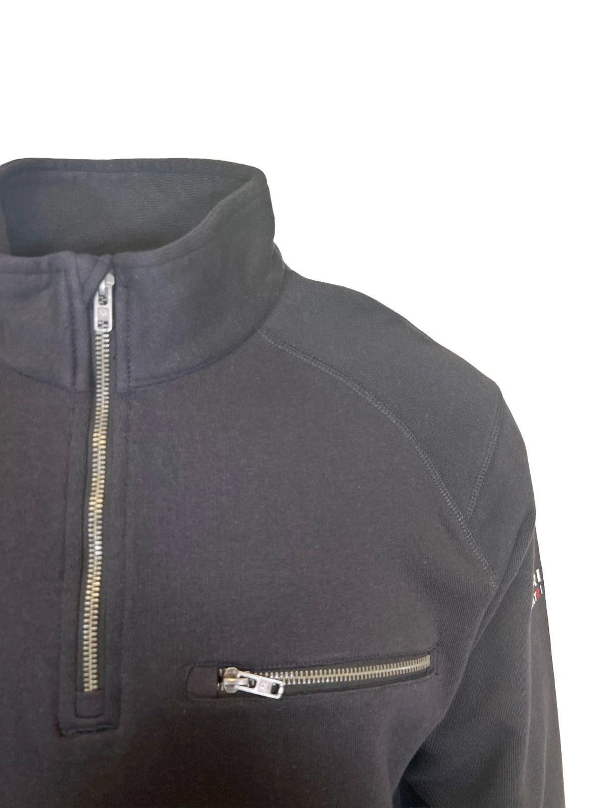 Ariat FR Men's Black Hoodie 1/4 Zip Pullover Sweatshirt (S73)