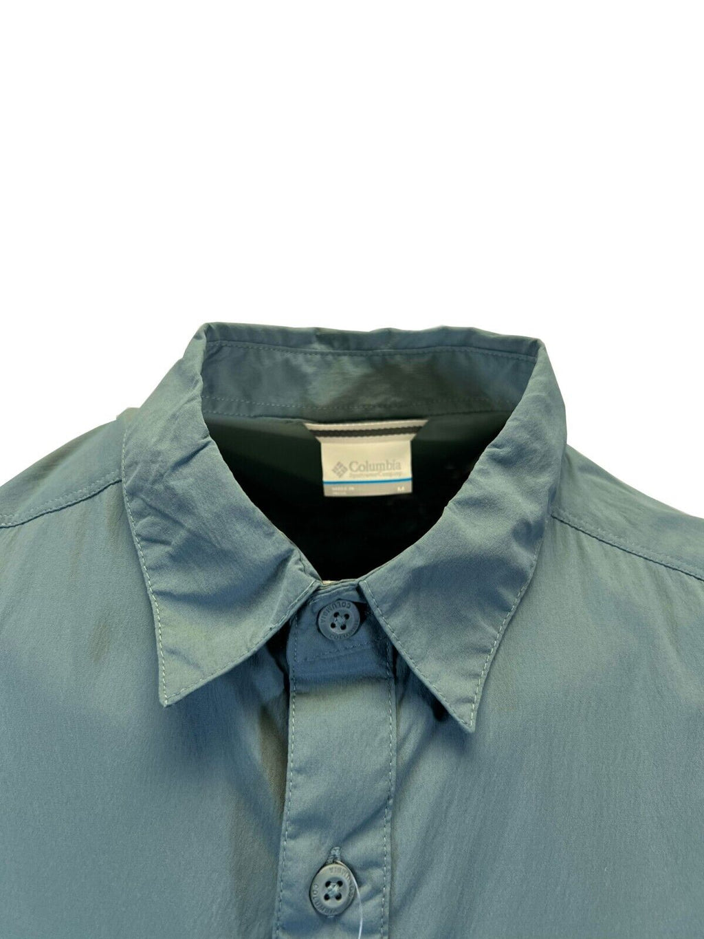 Columbia Men's Thyme Green Shirt Yoncalla FS Short Sleeve (346)