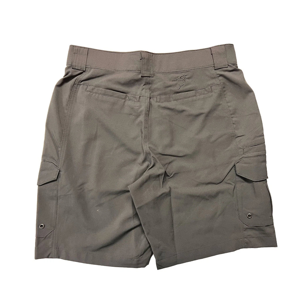 Bimini Bay Outfitters Men's Dark Grey Short Bluefin II Performance Cargo (S11)