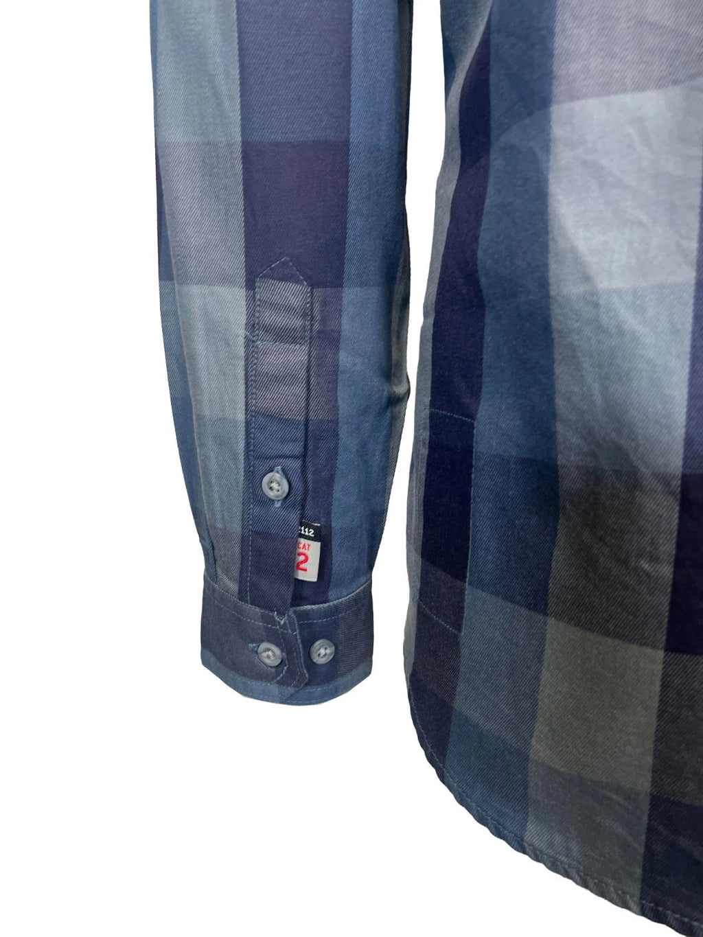 Carhartt FR Men's Blue Shirt Rugged Flex Original Fit Plaid L/S (S368)