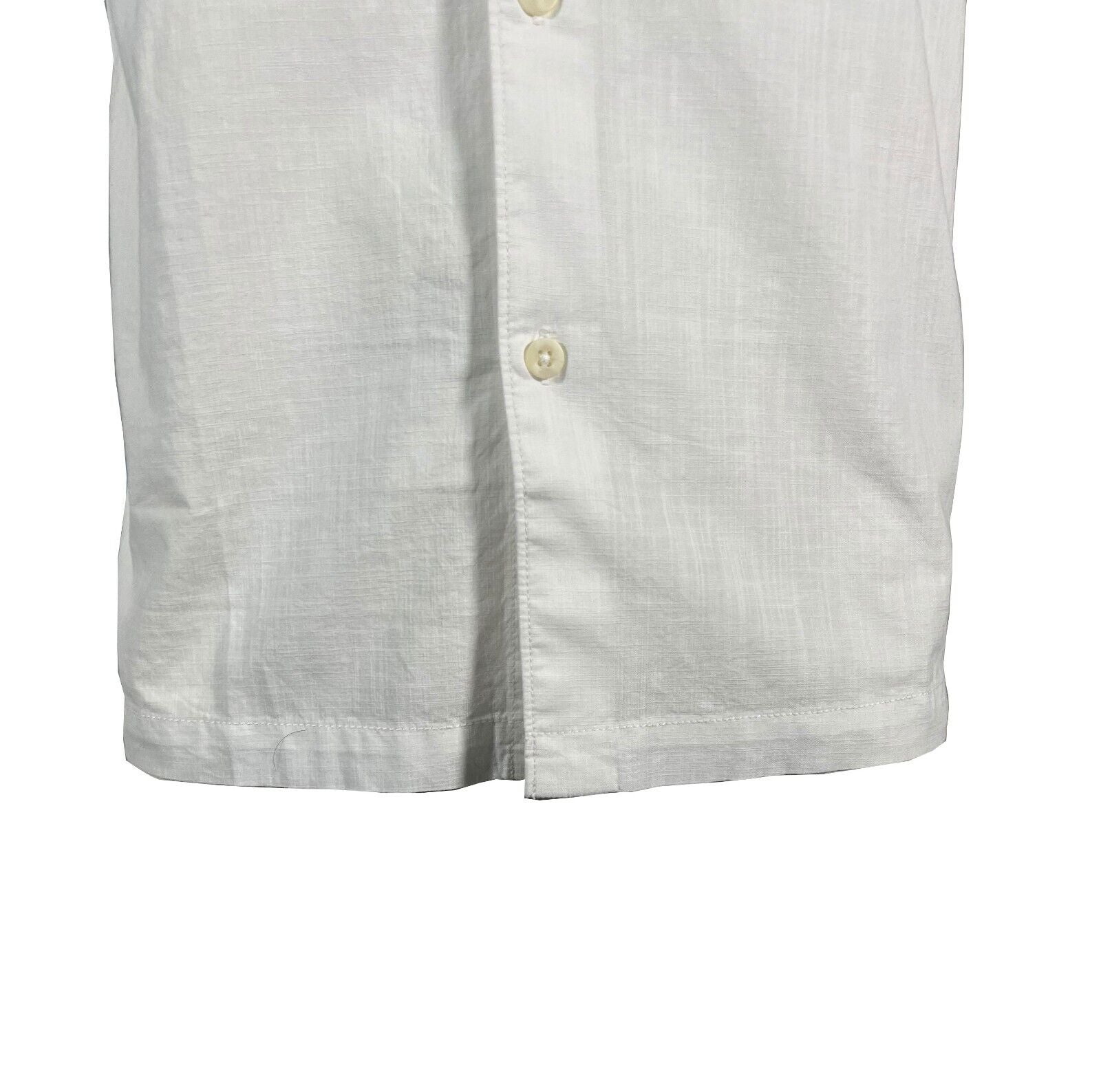 Tommy Bahama Men's White Shirt Button Up Short Sleeve (S07)