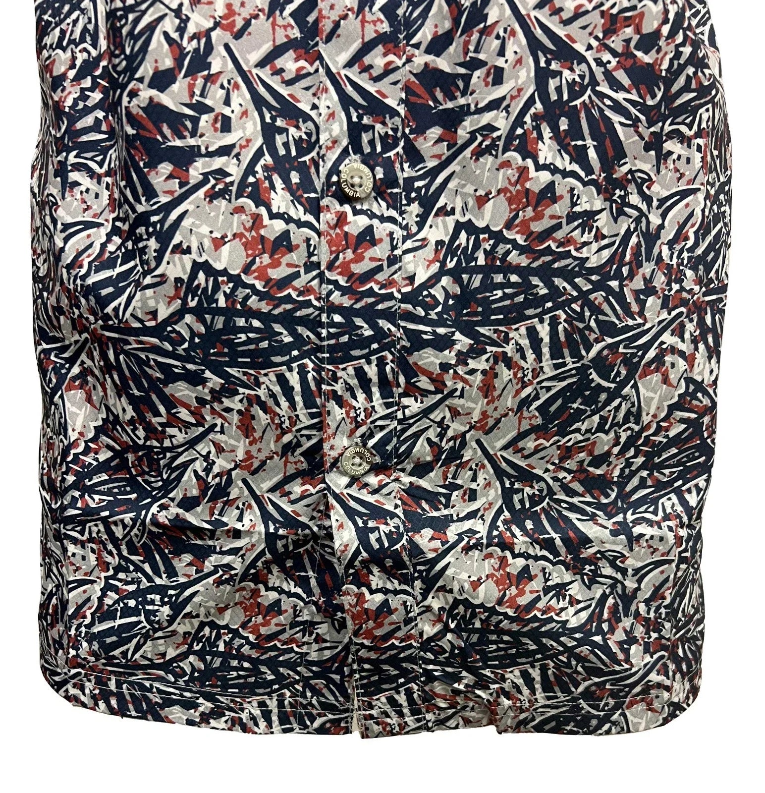 Columbia Men's Nocturnal / Marlin Palms Shirt PFG Super Slack Tide S/S (906)