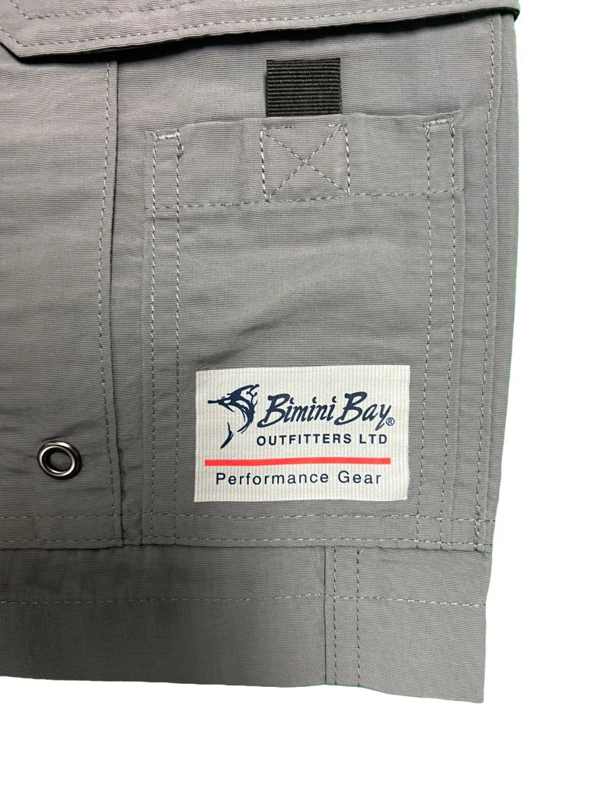 Bimini Bay Outfitters Men's Grey Short Boca Grande II Fishing (S03)