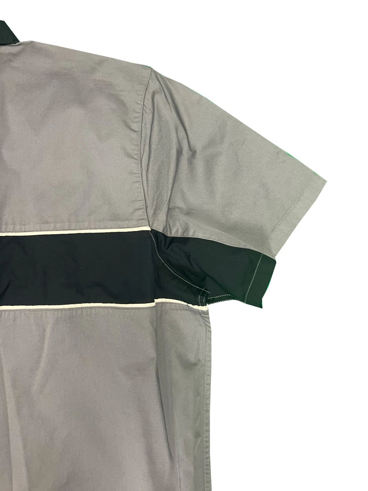 HD Brand Men's Grey Garage Mechanic Short Sleeve Shirt (358)