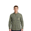 Carhartt FR Men's Sour Apple Shirt Rugged Flex Original Fit Plaid L/S (S366)