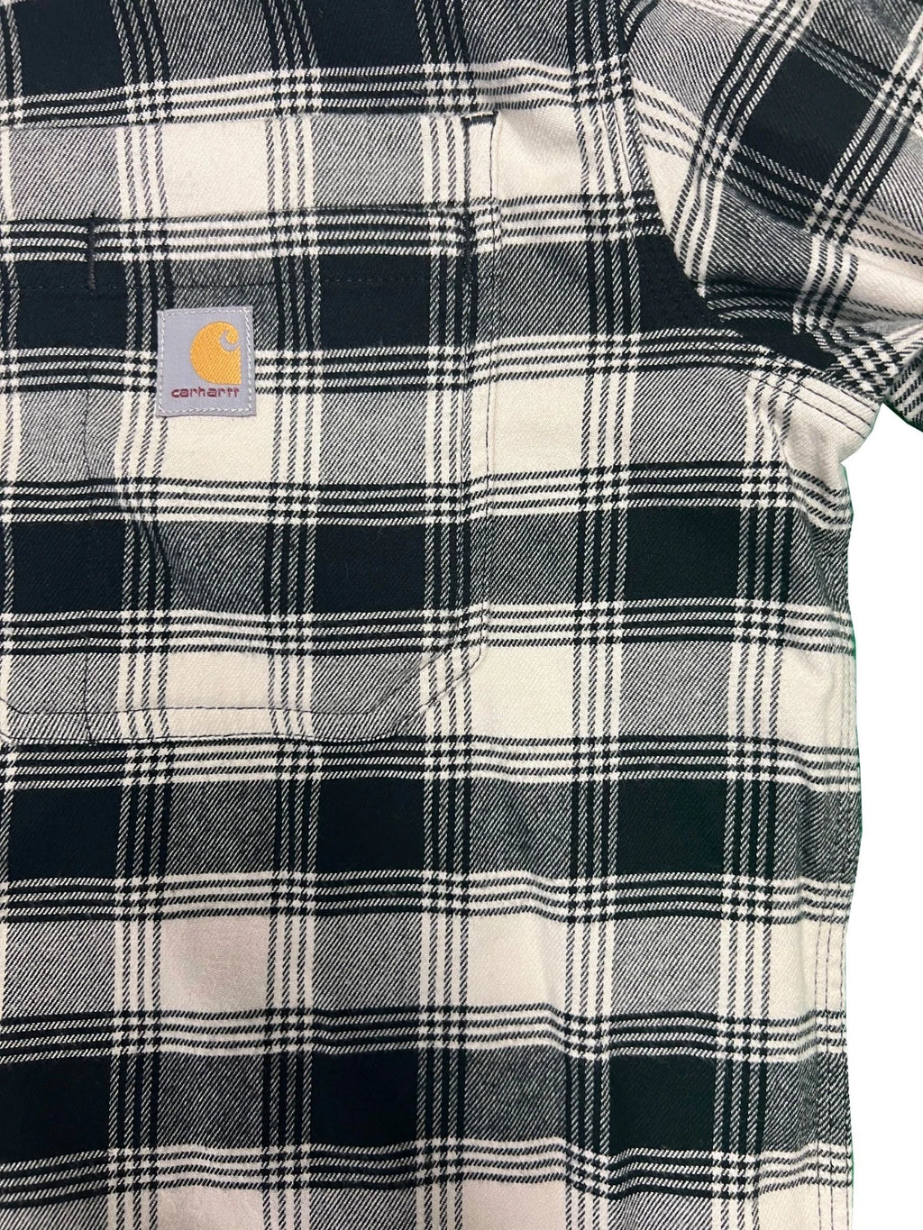 Carhartt Men's Malt/Black Shirt Rugged Flex Relaxed Fit Button Down L/S (356)