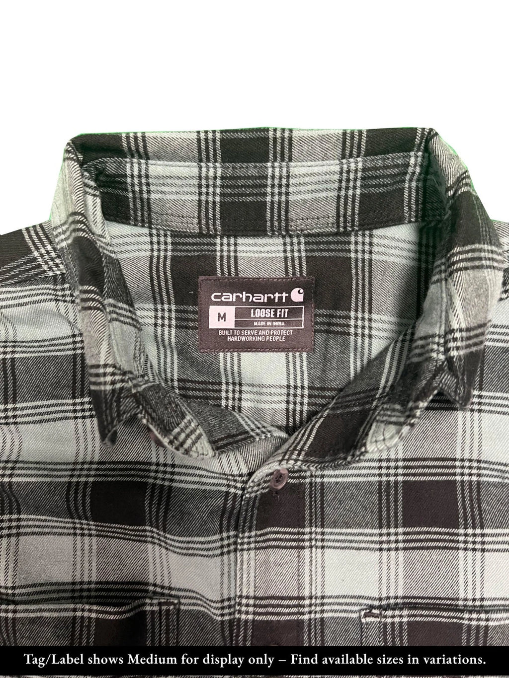 Carhartt Men's Sean Pine Shirt Plaid Rugged Flex Relaxed Fit Flannel L/S (S359)