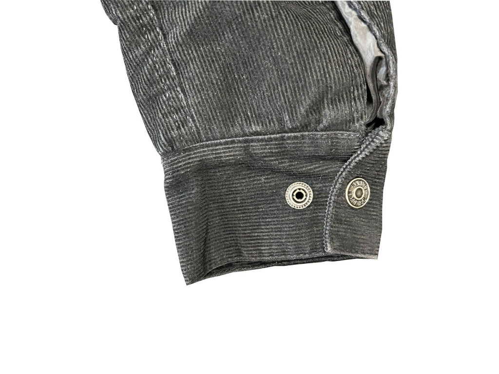 HD Branded Women's Black Jacket Sherpa Lined Corduroy Casual (S24)