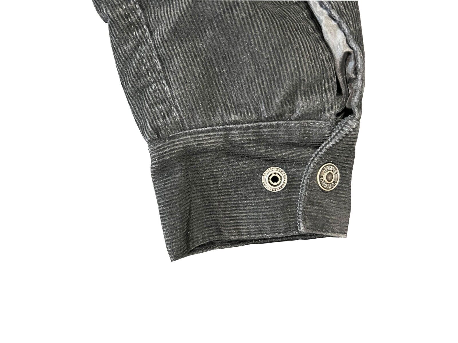 HD Branded Women's Black Jacket Sherpa Lined Corduroy Casual (S24)