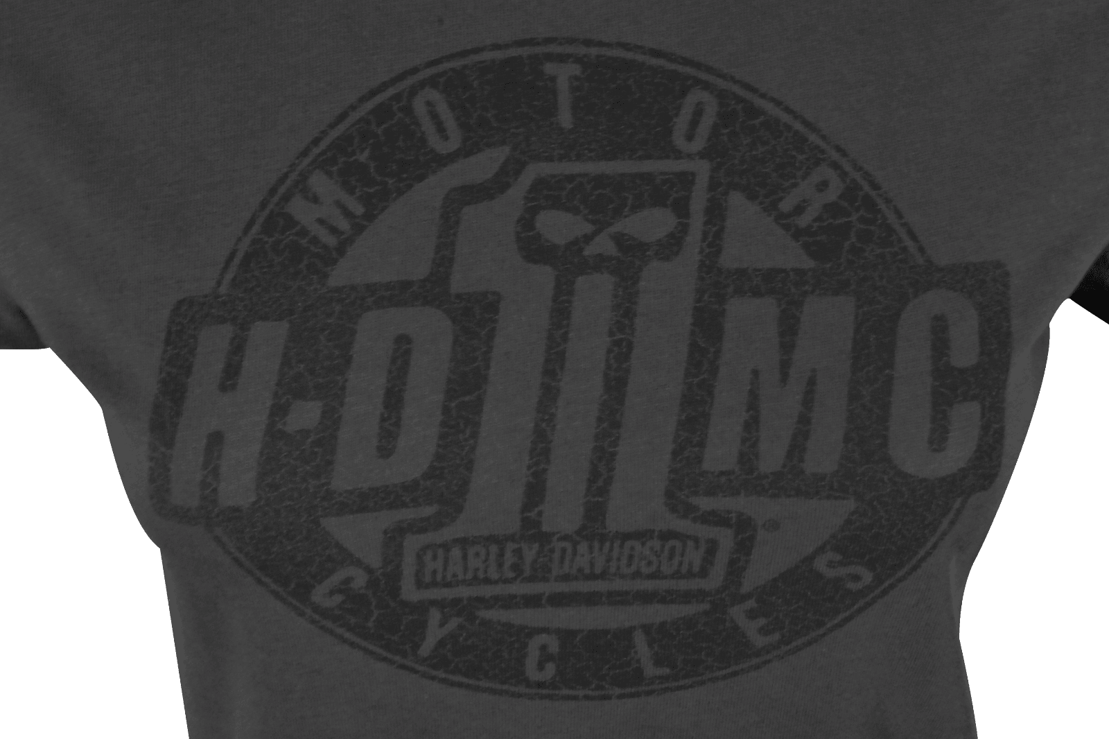 HD Branded Women's T-Shirt Charcoal HDMC #1 Short Sleeve (S01)