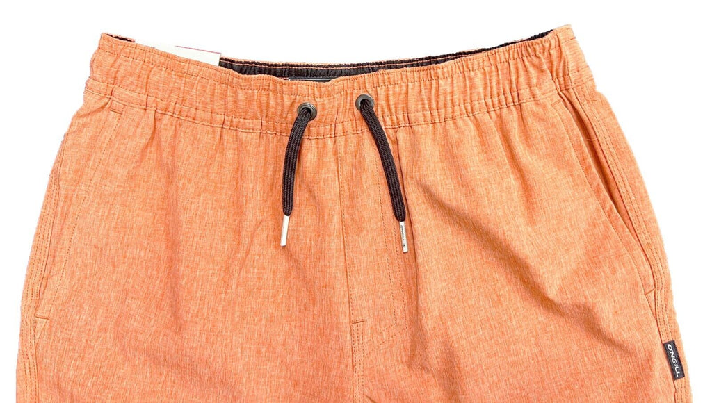 O'Neill Boy's Orange Hthr Abrn Short Sport Hybrid E-Waist Tunnel Drawcord (S02)