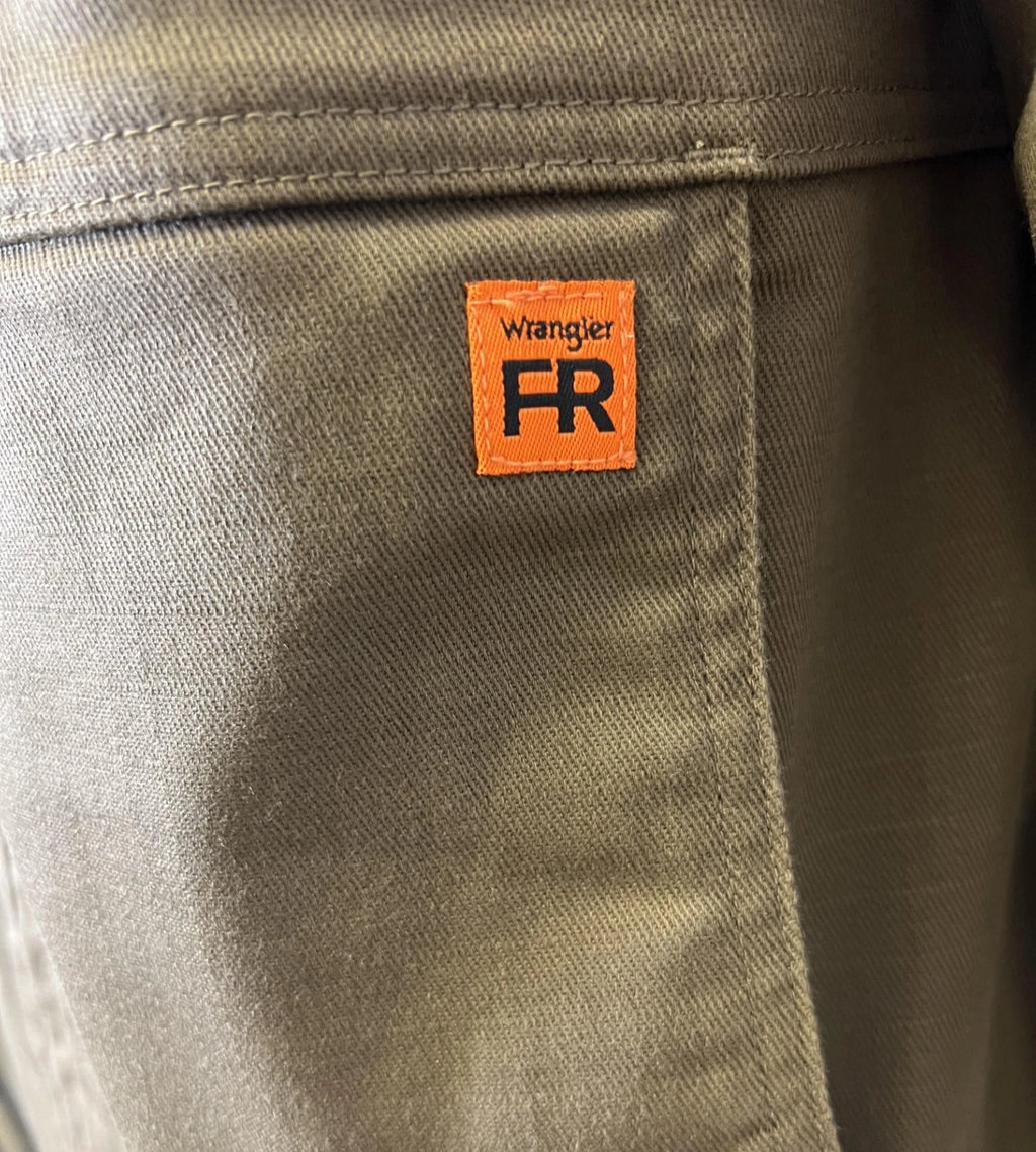 Wrangler FR Men's Fallen Rock Work Jacket Full Zip Flame Resistant CAT 2 (S01)
