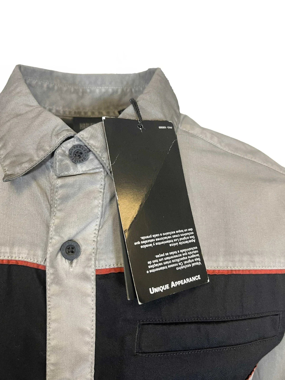 HD Branded Men's Blackened Pearl Shirt Iron Bond Copperblock L/S (356)