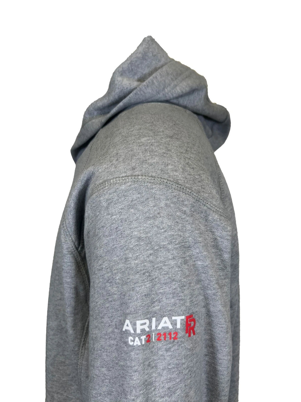 Ariat FR Men's Silver Fox Heather Pullover Hoodie Long Sleeve (S71)