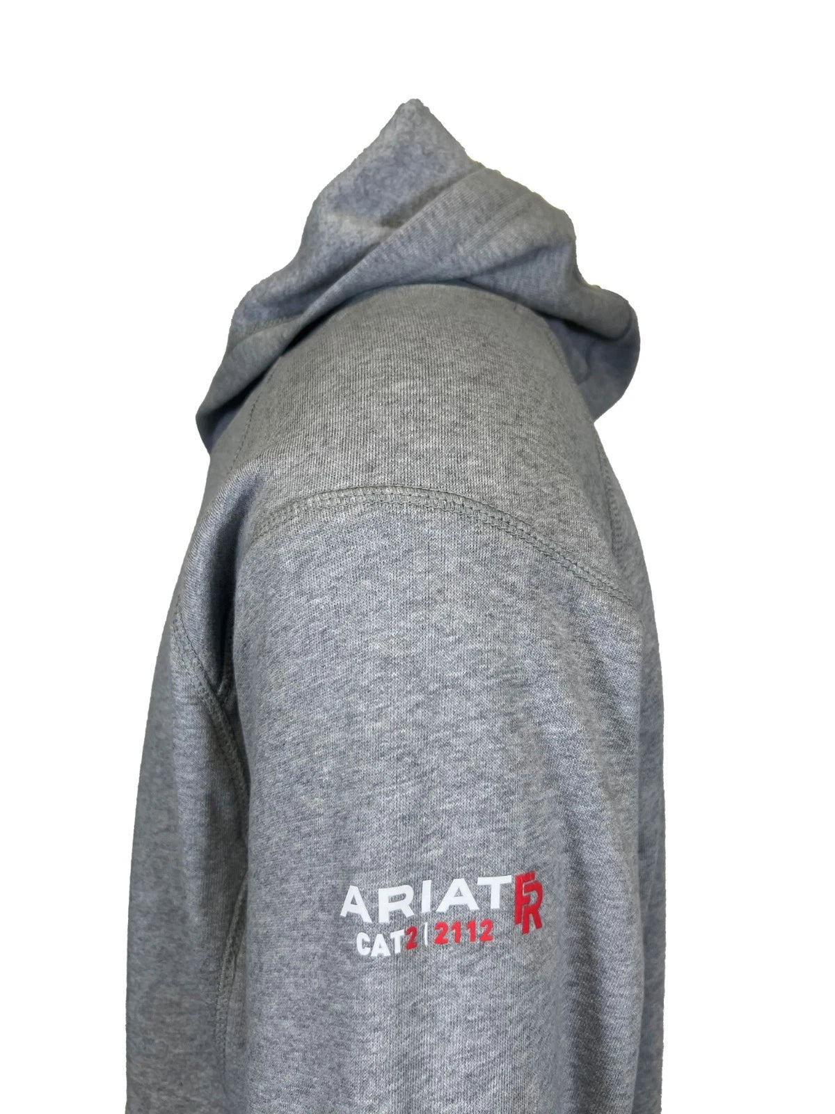 Ariat FR Men's Silver Fox Heather Pullover Hoodie Long Sleeve (S71)