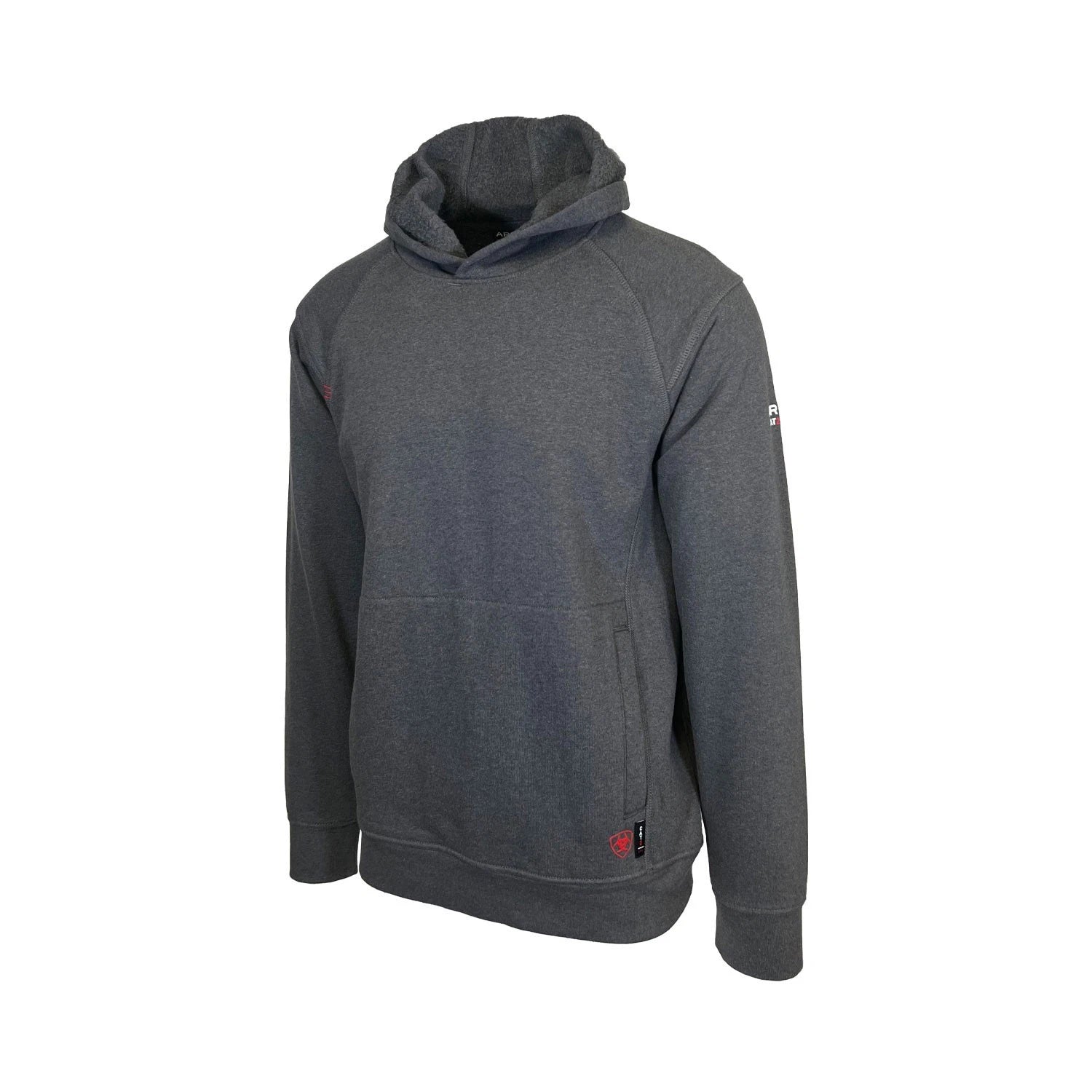 Ariat FR Men's Charcoal Heather Pullover Hoodie Long Sleeve (S72)
