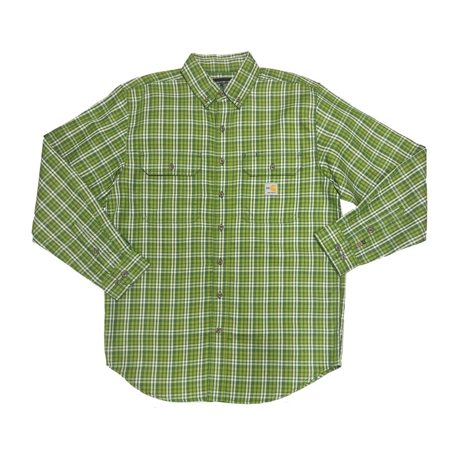 Carhartt FR Men's Chive Shirt Rugged Flex Loose Fit Twill Plaid L/S (S363)