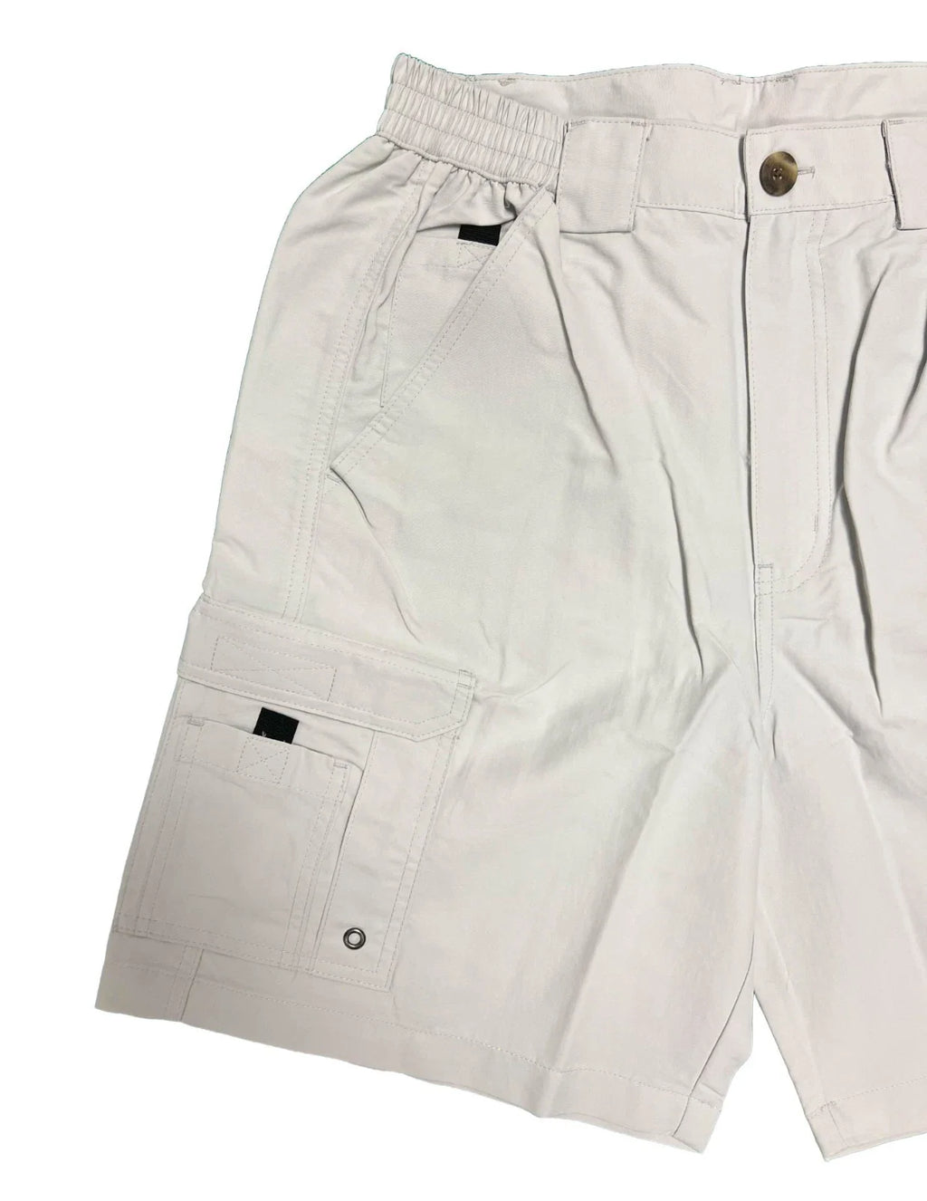 Bimini Bay Outfitters Men's Glacier White Short Boca Grande II Fishing (S02)