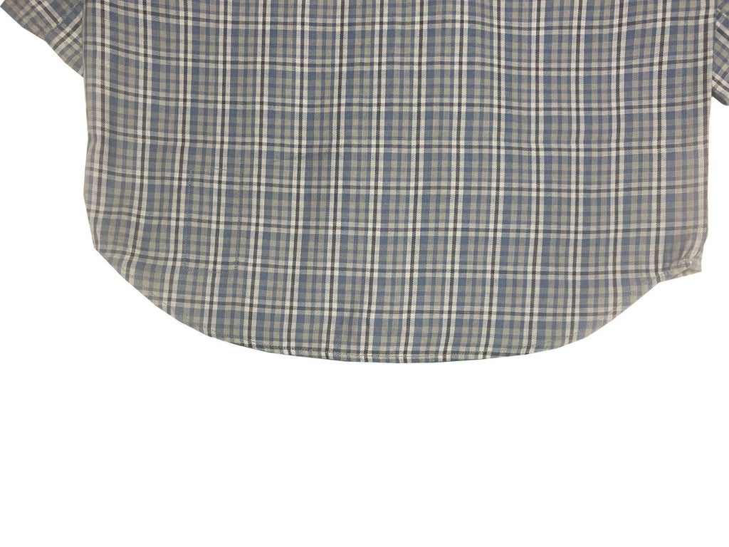 Carhartt FR Men's Blue Shirt Rugged Flex Original Fit Twill Plaid L/S (S365)
