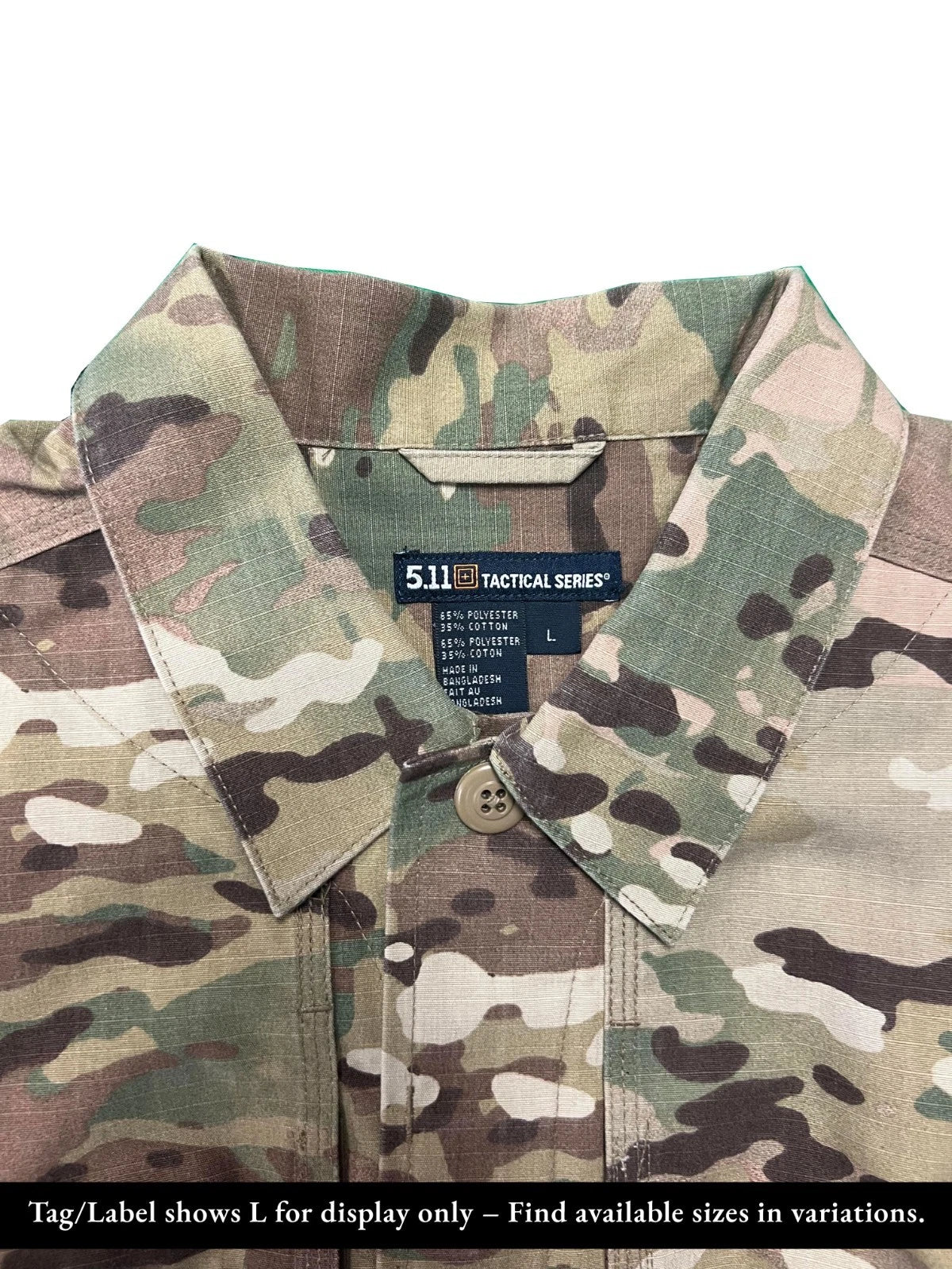 5.11 Tactical Men's Multicam Shirt Flexlite Pro Long Sleeve (S05)