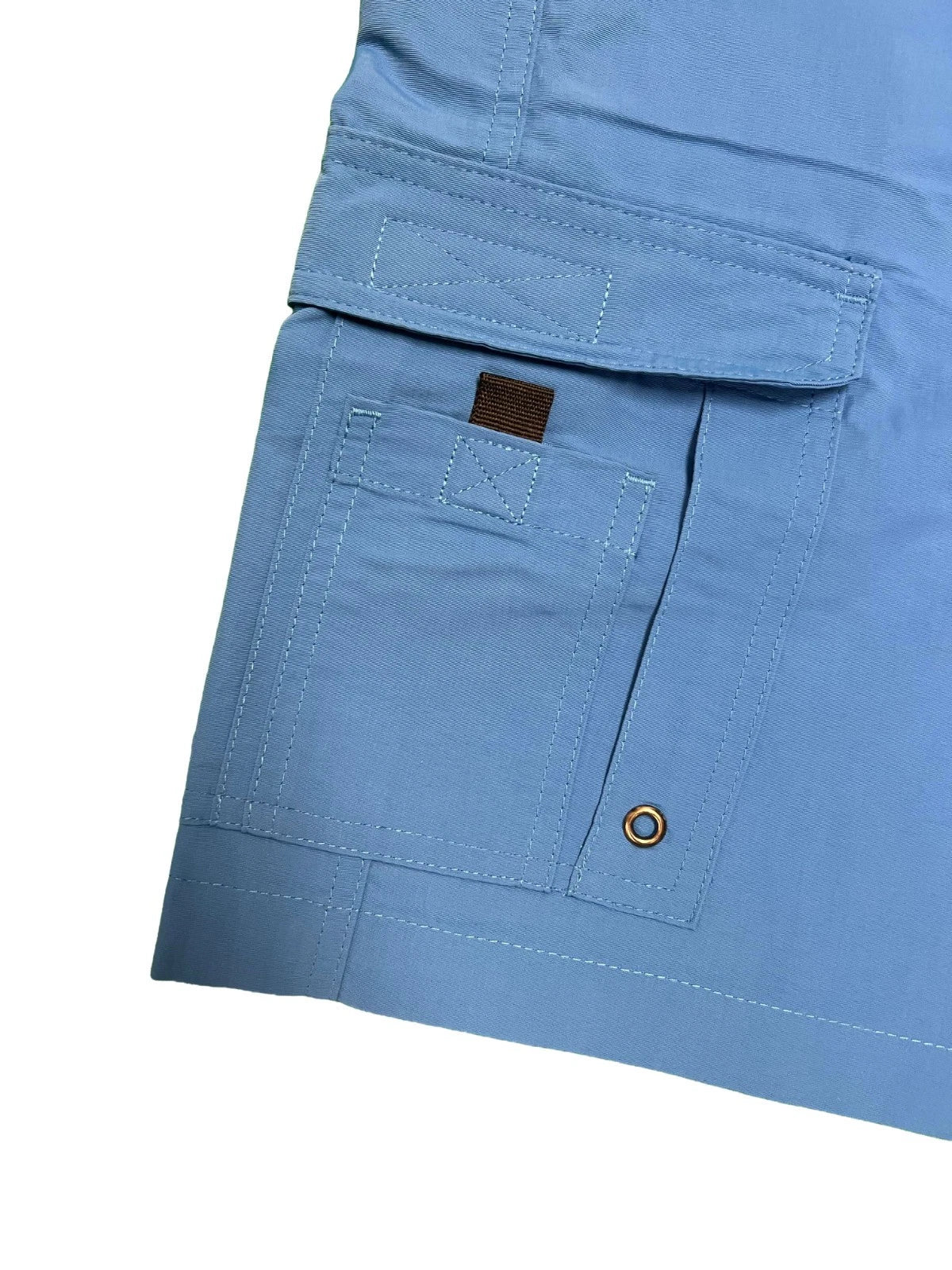 Bimini Bay Outfitters Men's Blue Wave Short Boca Grande II Fishing (S08)