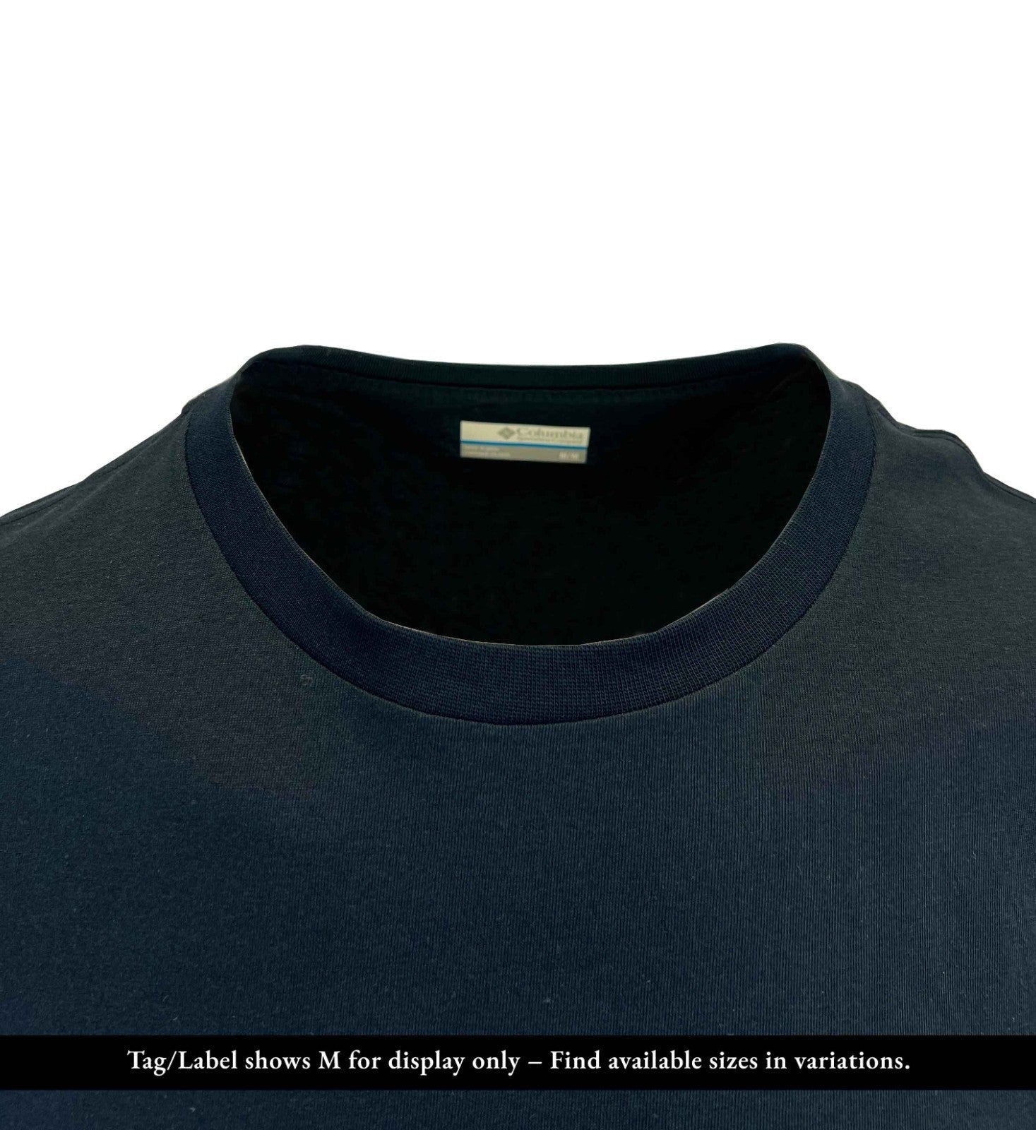 Columbia Men's Black T-Shirt CSC Basic Logo Everyday Wear S/S (S01)