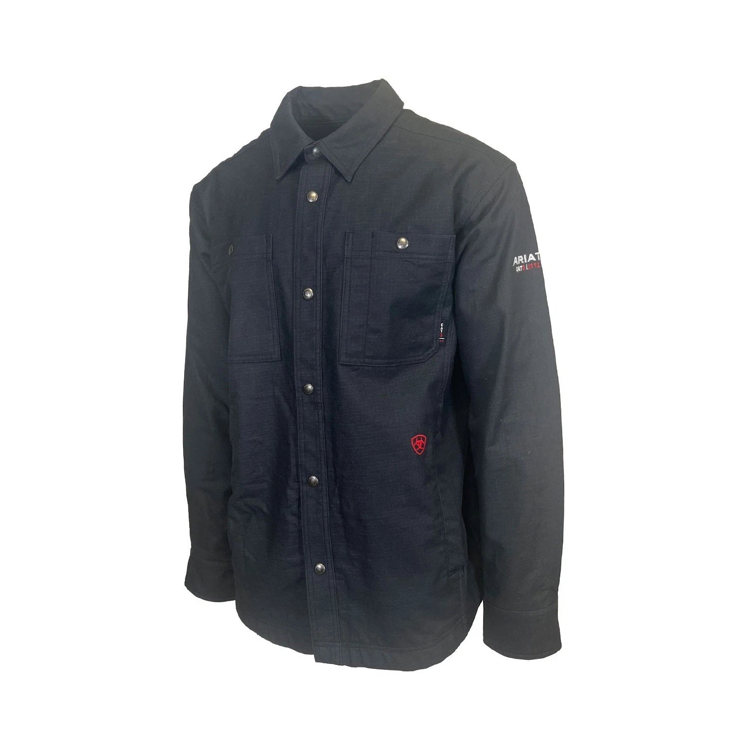 Ariat FR Men's Black Shirt Ripstop Softshell Flame Resistant Long Sleeve (S55)