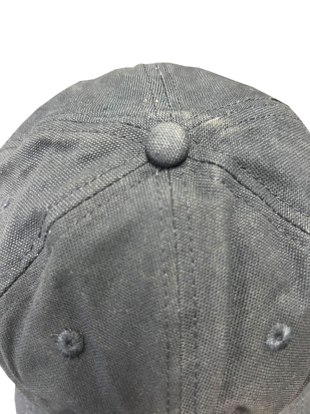 Carhartt Navy & White Canvas Cap FastDry Comfort Block Letters (S09)