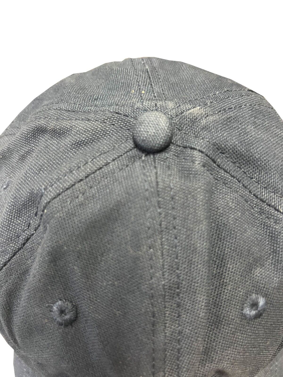 Carhartt Navy & White Canvas Cap FastDry Comfort Block Letters (S09)