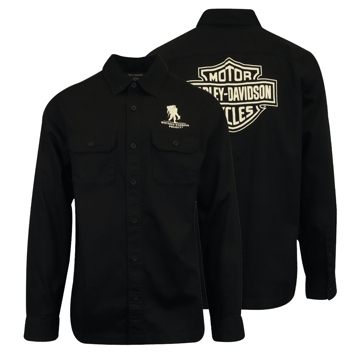 HD Branded Men's Shirt Wounded Warrior Project L/S (156)
