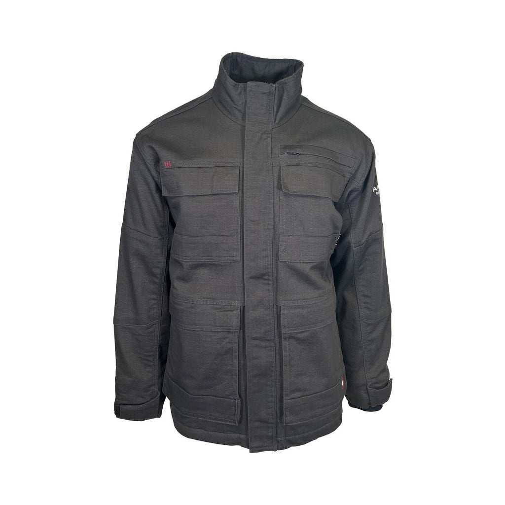 Ariat FR Men's Dark Grey Canvas Stretch Jacket Long Sleeve (S63)