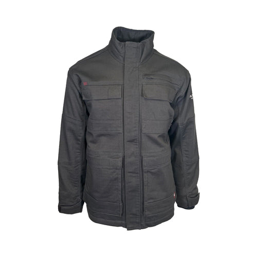 Ariat FR Men's Dark Grey Canvas Stretch Jacket Long Sleeve (S63)