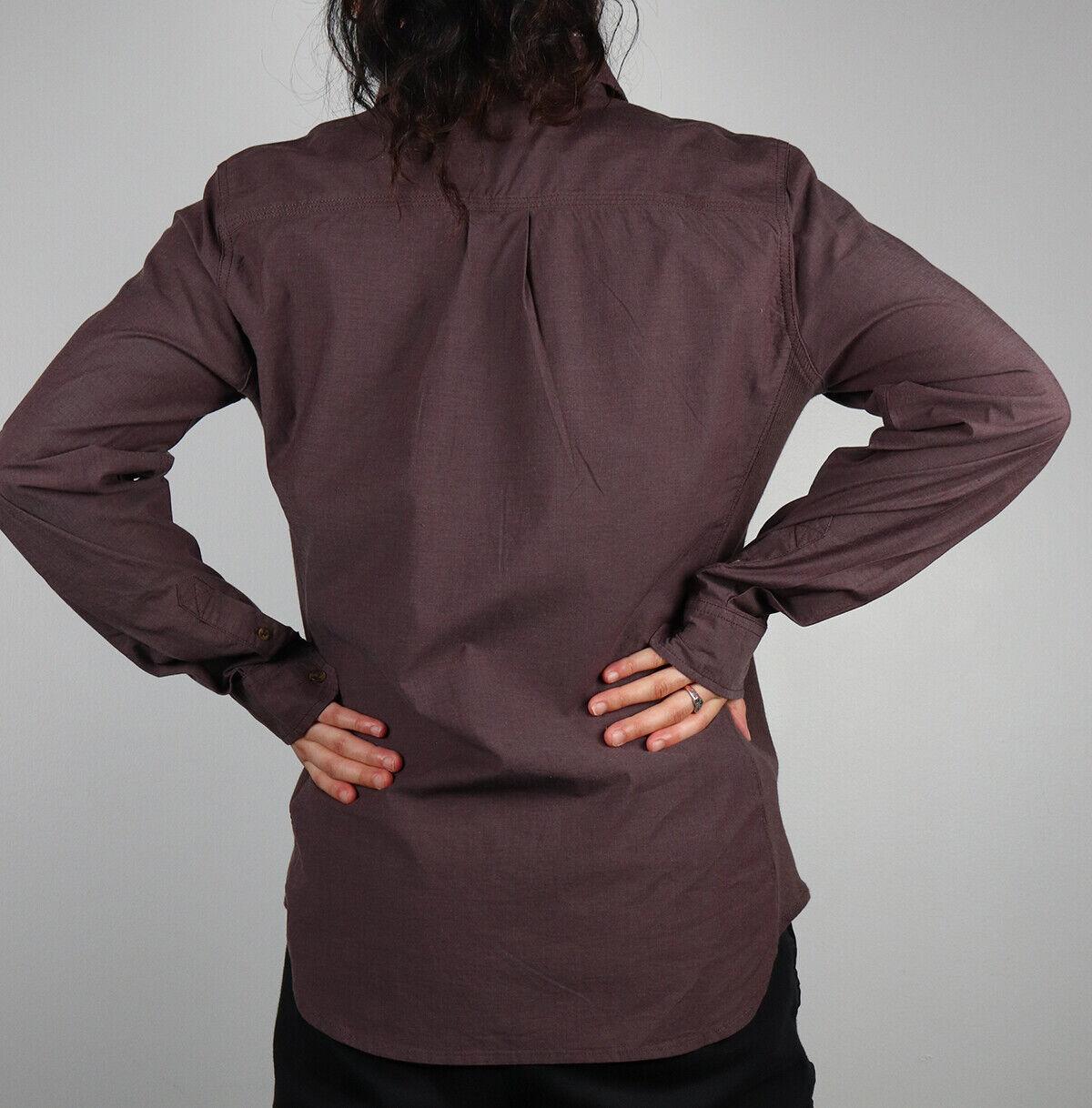 Carhartt Women's Muted Plum L/S Woven Shirt (211)