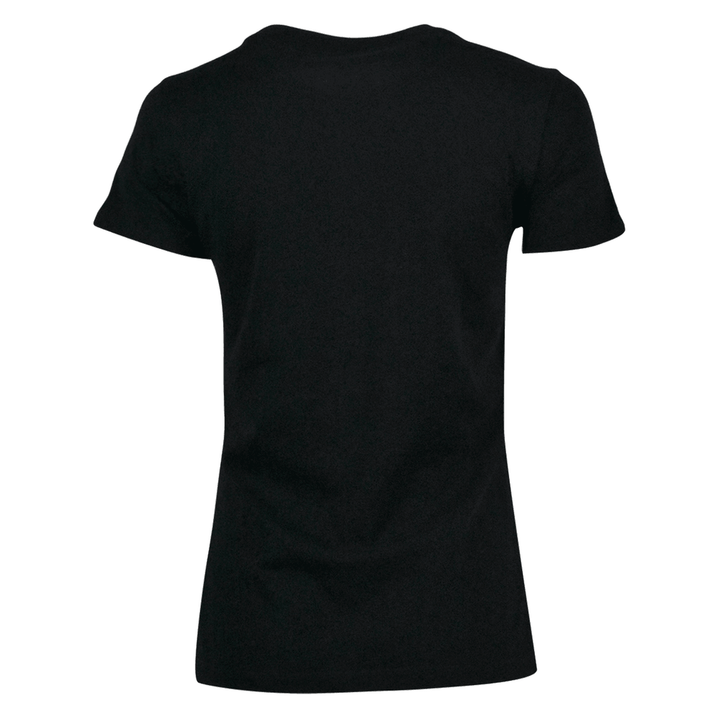HD Branded Women's T-Shirt Charcoal Pink Text Skull Short Sleeve (S02)